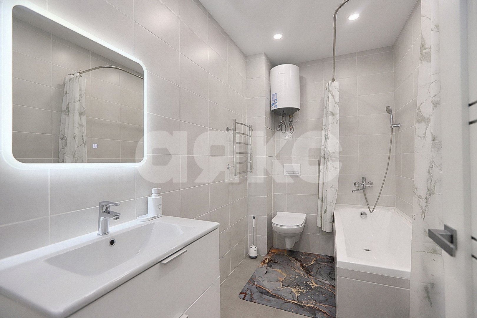 Фото №6: 1-комнатная квартира 51 м² - Липецк, Правобережный округ, Свободный Сокол, мкр. ЖК Аура, ул. В.П. Газина, 3